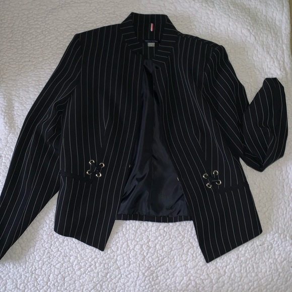 tommy hilfiger black!! blazer - Picture 1 of 5